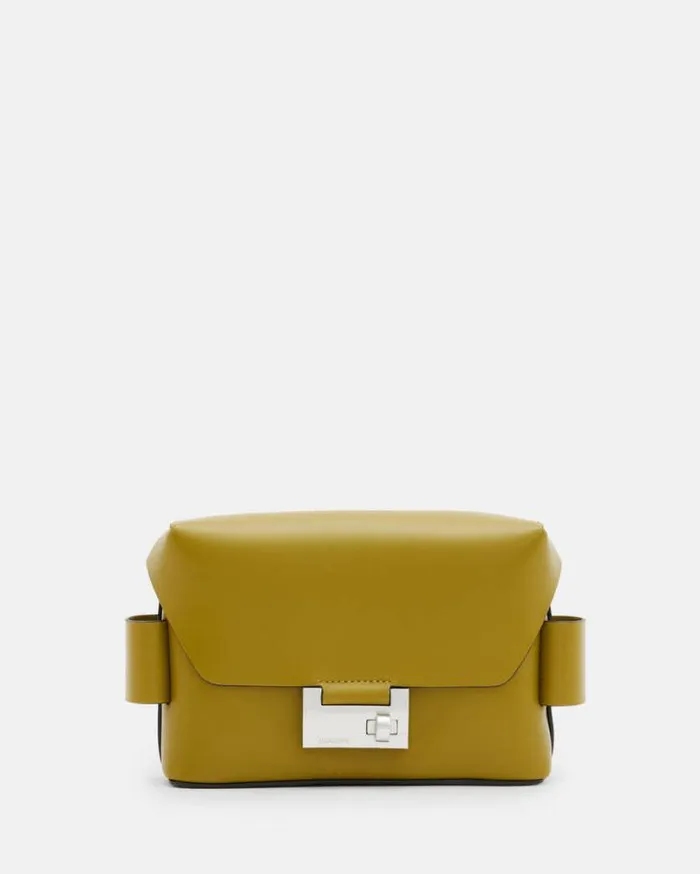 Frankie 3In1 Leather Bag Sap Green Women AllSaints Handbags and Wallets