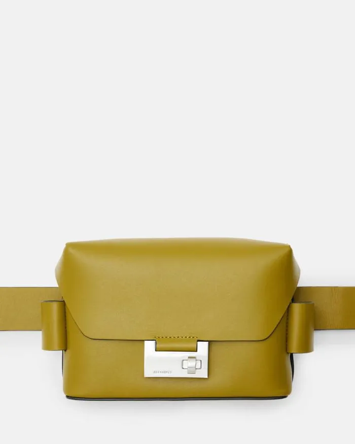Frankie 3In1 Leather Bag Sap Green Women AllSaints Handbags and Wallets