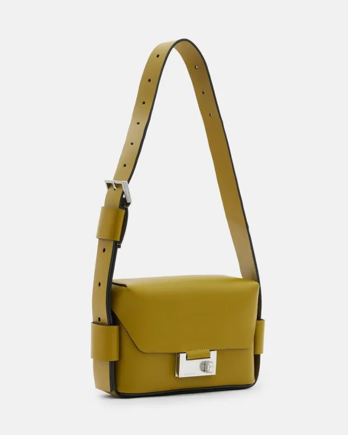 Frankie 3In1 Leather Bag Sap Green Women AllSaints Handbags and Wallets