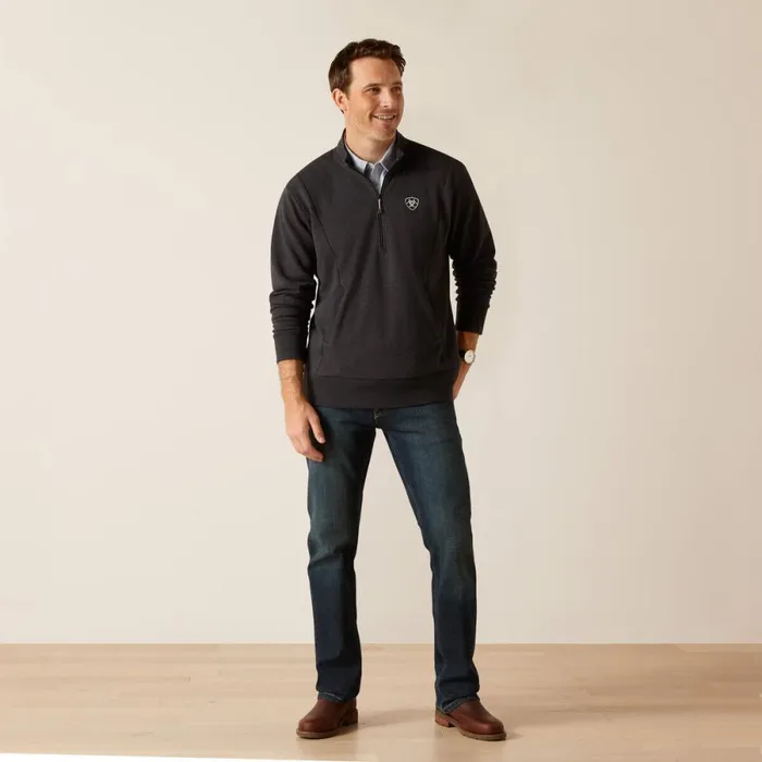 Friday Cotton 12 Zip Sweatshirt Heather Charcoal Men Ariat Sweatshirts and Hoodies Friday Cotton 12 Zip Sweatshirt Heather Charcoal Men Ariat Sweatshirts and Hoodies