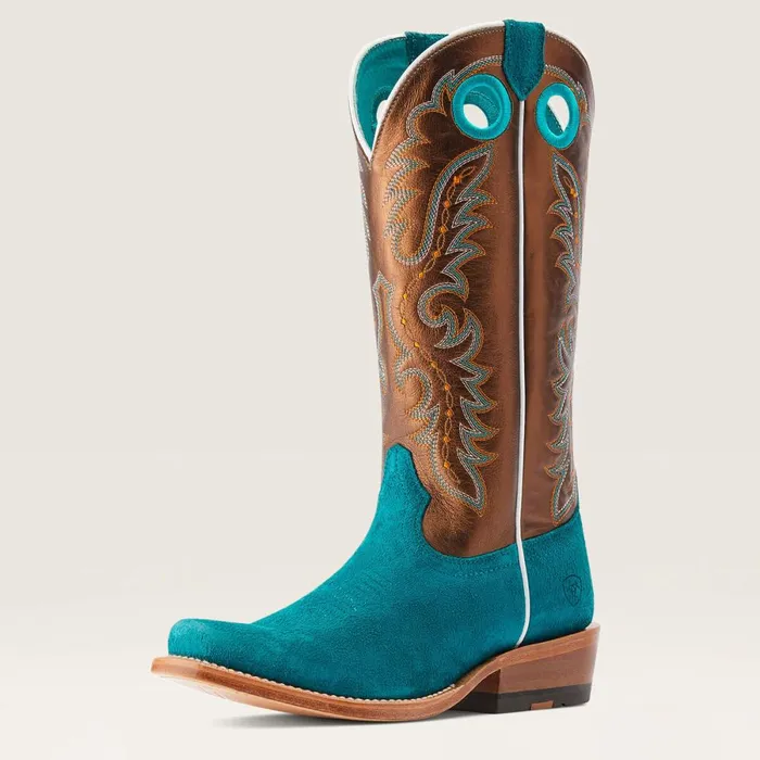 Frontier Boon Western Boot Ancient Turq Roughout Women Ariat Western Boots