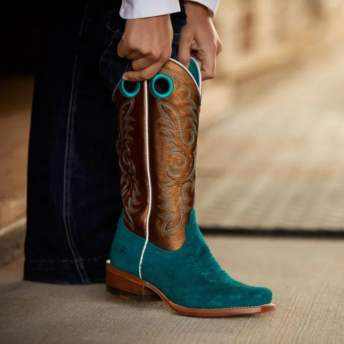 Frontier Boon Western Boot Ancient Turq Roughout Women Ariat Western Boots Frontier Boon Western Boot Ancient Turq Roughout Women Ariat Western Boots