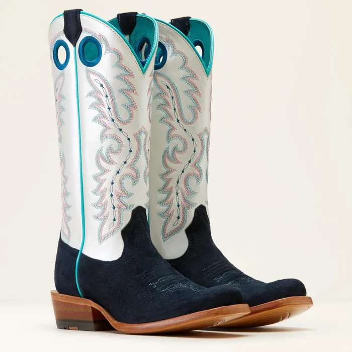 Frontier Boon Western Boot Polo Blue Roughout Women Ariat Western Boots Frontier Boon Western Boot Polo Blue Roughout Women Ariat Western Boots