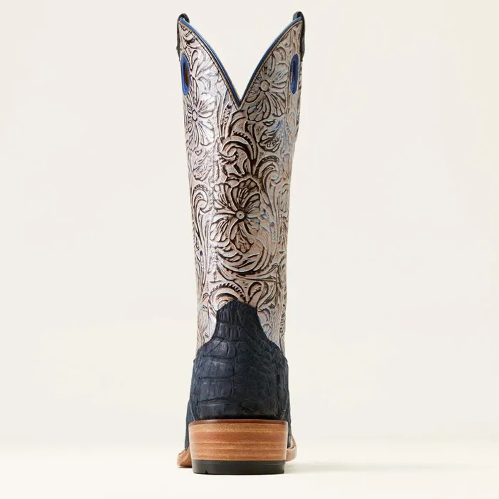 Futurity Boon Western Boot Navy Sueded Caiman Bellytooled Night Fa Women Ariat Western Boots Futurity Boon Western Boot Navy Sueded Caiman Bellytooled Night Fa Women Ariat Western Boots