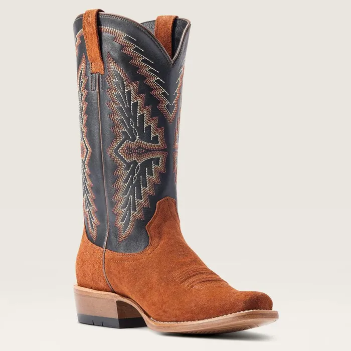 Futurity Showman Western Boot Dark Copper Roughout Men Ariat Western Boots Futurity Showman Western Boot Dark Copper Roughout Men Ariat Western Boots