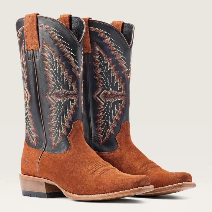 Futurity Showman Western Boot Dark Copper Roughout Men Ariat Western Boots Futurity Showman Western Boot Dark Copper Roughout Men Ariat Western Boots