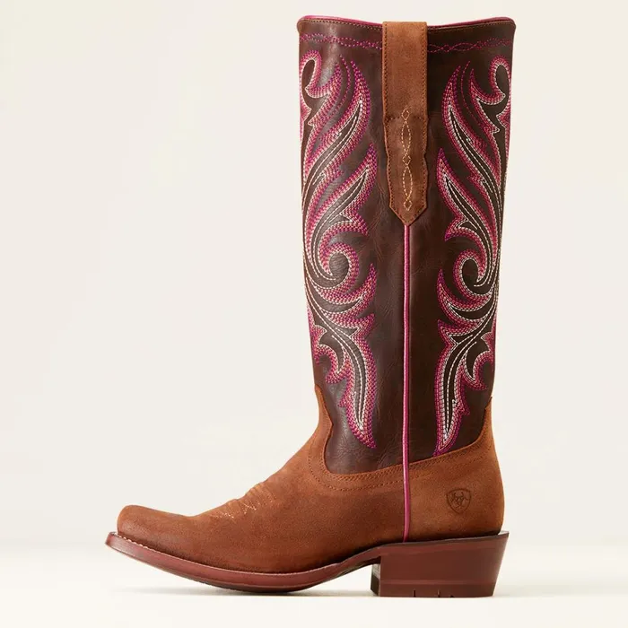 Futurity Starlight StretchFit Western Boot Terracotta Roughout Women Ariat Western Boots Futurity Starlight StretchFit Western Boot Terracotta Roughout Women Ariat Western Boots