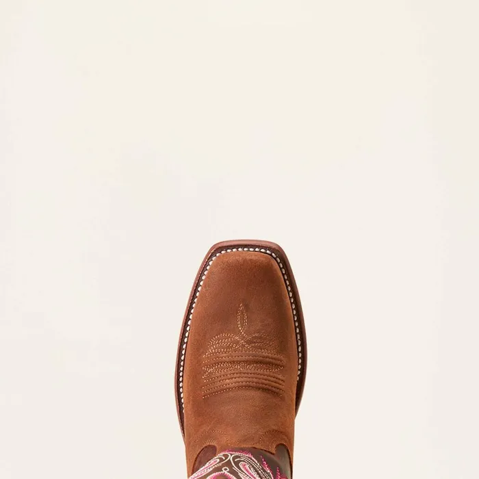 Futurity Starlight StretchFit Western Boot Terracotta Roughout Women Ariat Western Boots Futurity Starlight StretchFit Western Boot Terracotta Roughout Women Ariat Western Boots