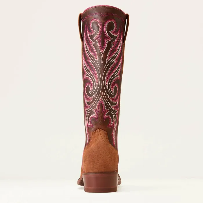 Futurity Starlight StretchFit Western Boot Terracotta Roughout Women Ariat Western Boots Futurity Starlight StretchFit Western Boot Terracotta Roughout Women Ariat Western Boots