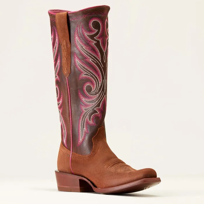 Futurity Starlight StretchFit Western Boot Terracotta Roughout Women Ariat Western Boots Futurity Starlight StretchFit Western Boot Terracotta Roughout Women Ariat Western Boots
