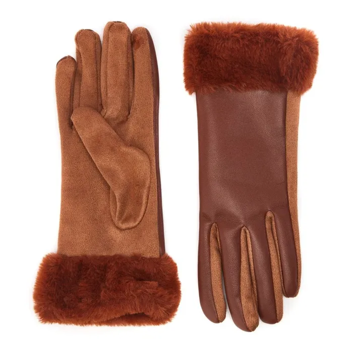 Gloves Women Moda In Pelle Frankie Glove Tan Porvair
