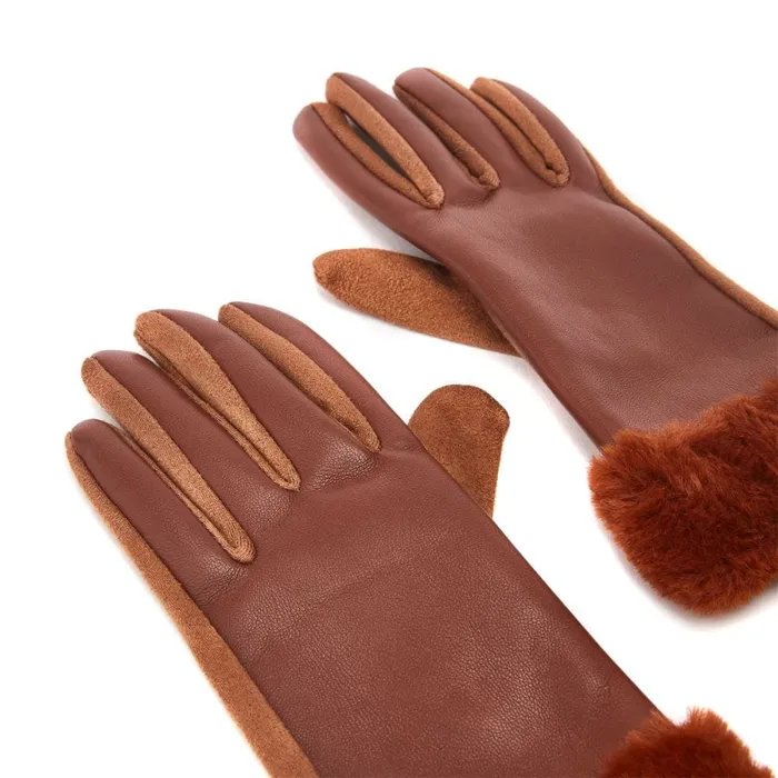 Gloves Women Moda In Pelle Frankie Glove Tan Porvair Gloves Women Moda In Pelle Frankie Glove Tan Porvair
