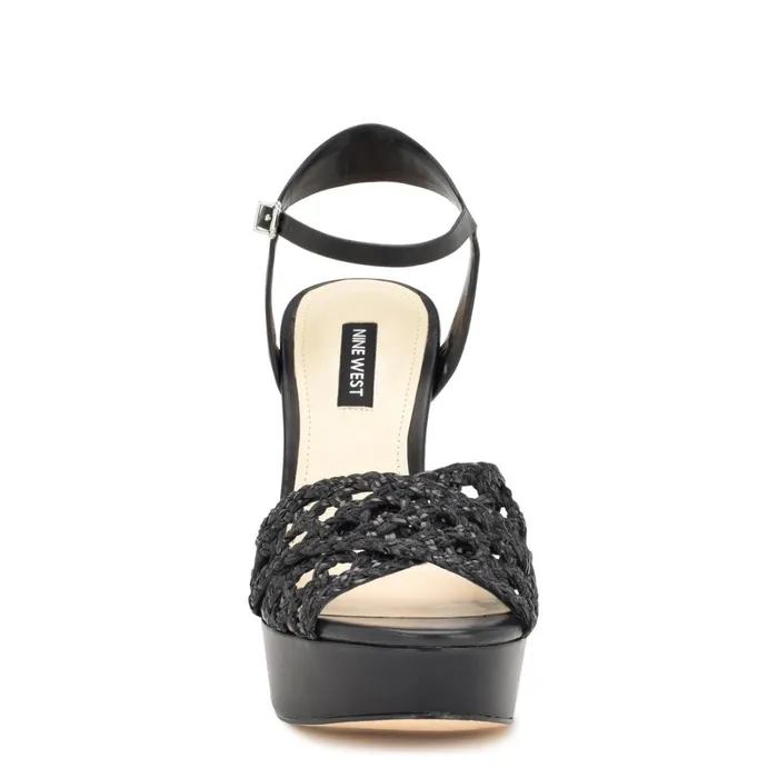 Grecia Platform Sandals Black Women Nine West Platforms Grecia Platform Sandals Black Women Nine West Platforms