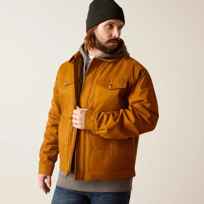 Grizzly 20 Canvas Conceal And Carry Jacket Chestnut Men Ariat Jackets and Vests