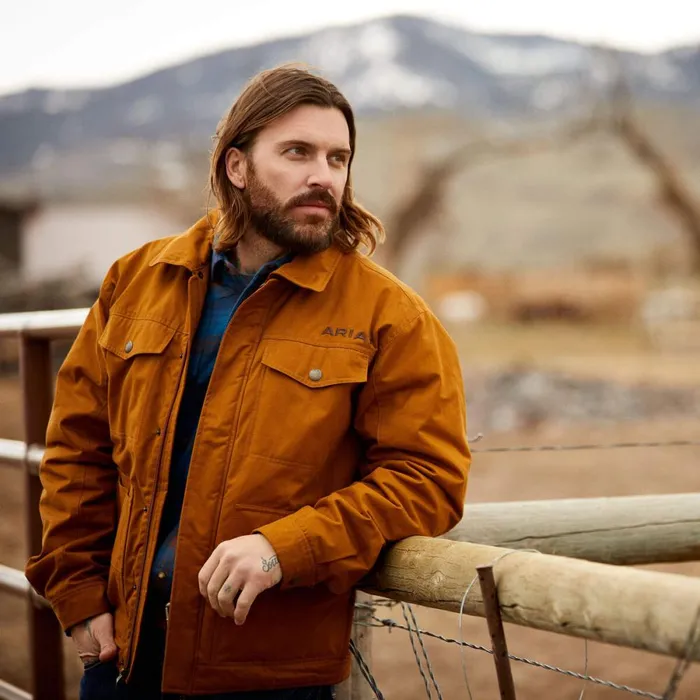 Grizzly 20 Canvas Conceal And Carry Jacket Chestnut Men Ariat Jackets and Vests Grizzly 20 Canvas Conceal And Carry Jacket Chestnut Men Ariat Jackets and Vests