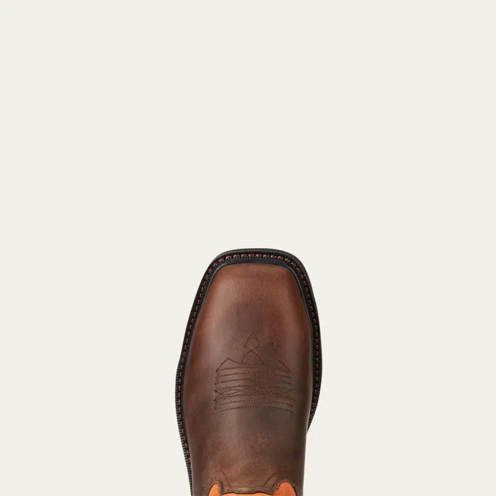 Groundbreaker Wide Square Toe Steel Toe Work Boot Brown Ember Men Ariat Work Boots Groundbreaker Wide Square Toe Steel Toe Work Boot Brown Ember Men Ariat Work Boots