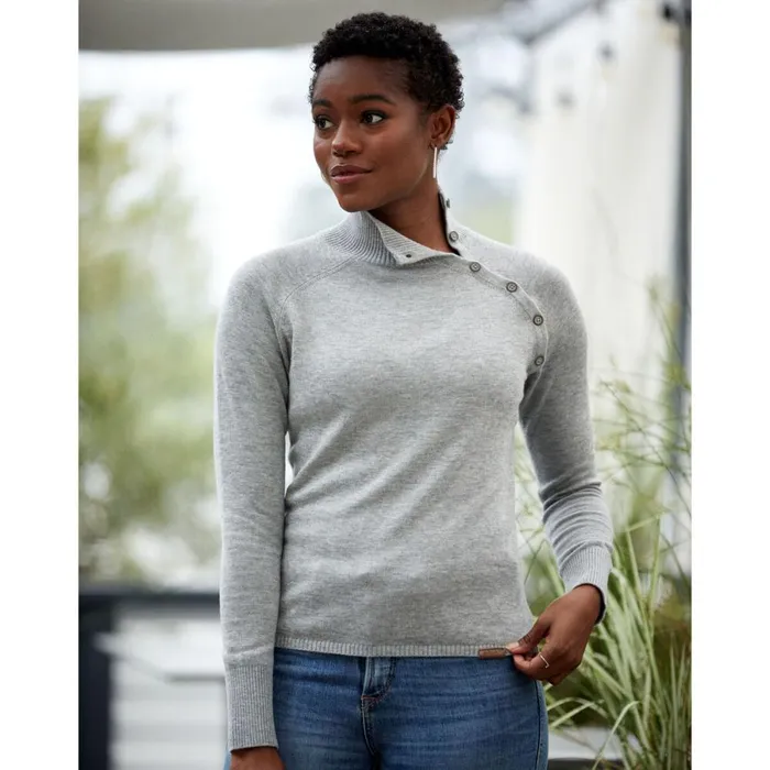 Half Moon Bay Sweater Heather Grey Women Ariat Sweaters and Cardigans Half Moon Bay Sweater Heather Grey Women Ariat Sweaters and Cardigans