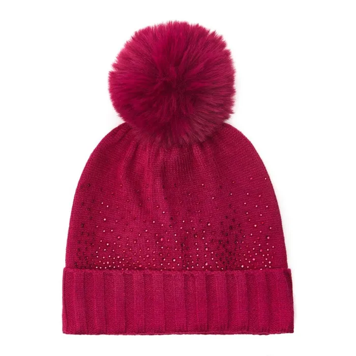 Hats Women Moda In Pelle Praticiohat Pink Textile