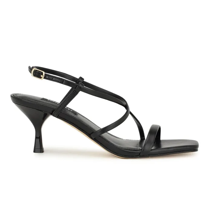 Haya Strappy Sandals Black Women Nine West Dress