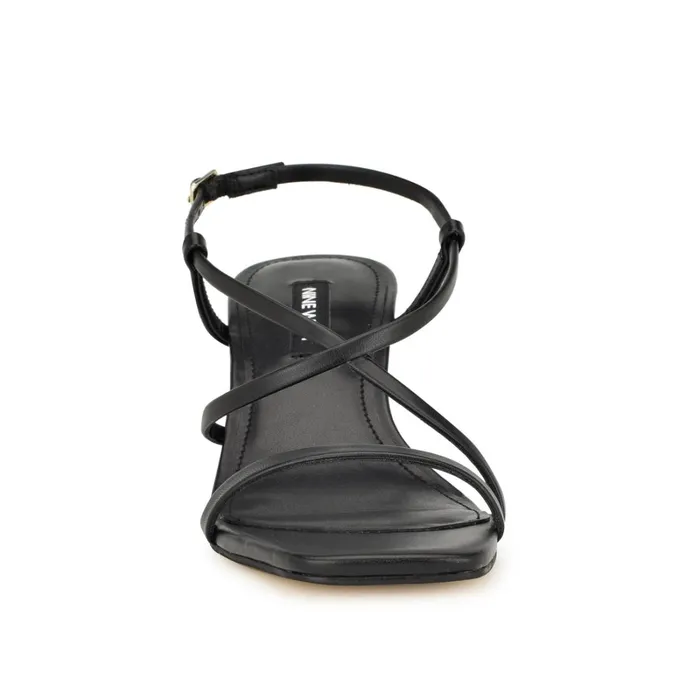 Haya Strappy Sandals Black Women Nine West Dress Haya Strappy Sandals Black Women Nine West Dress