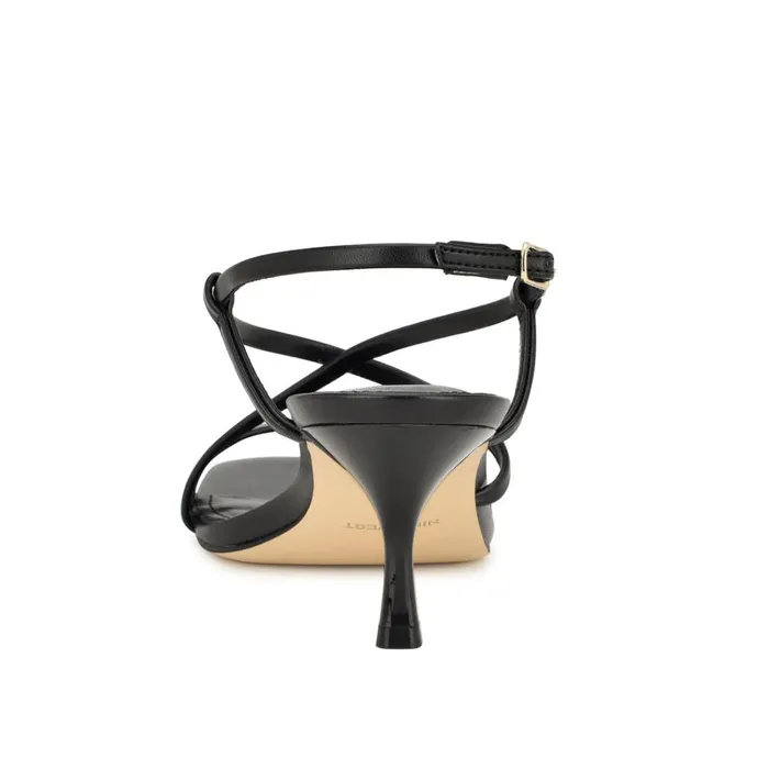 Haya Strappy Sandals Black Women Nine West Dress Haya Strappy Sandals Black Women Nine West Dress