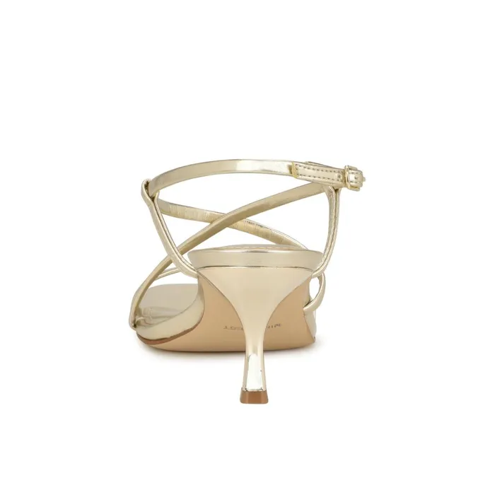 Haya Strappy Sandals Platino Women Nine West Sandals Haya Strappy Sandals Platino Women Nine West Sandals