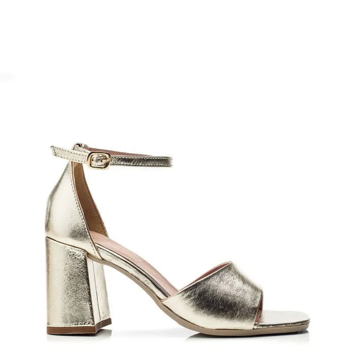 Heeled Sandals Women Moda In Pelle Bsoleful BMiranda Gold Leather