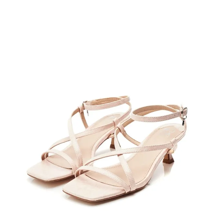 Heeled Sandals Women Moda In Pelle Lisabeth Cameo Porvair