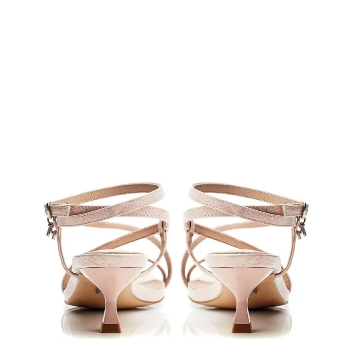 Heeled Sandals Women Moda In Pelle Lisabeth Cameo Porvair