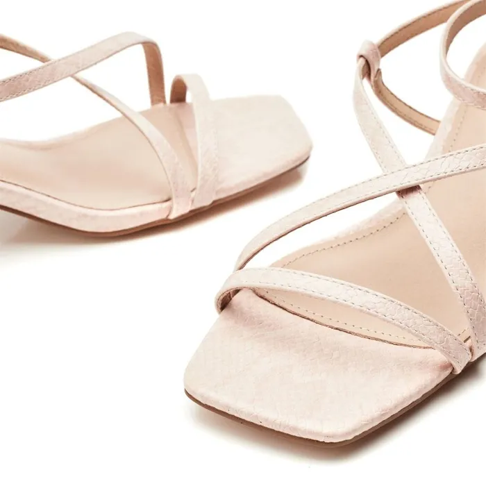 Heeled Sandals Women Moda In Pelle Lisabeth Cameo Porvair