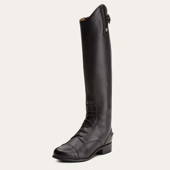 Heritage Contour Field Zip Tall Riding Boot Black Kids Ariat Big Kids039 Footwear