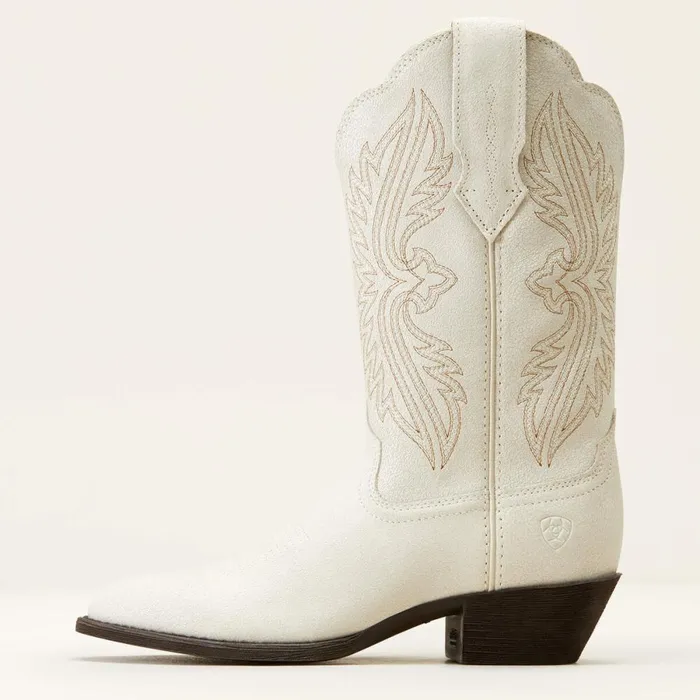 Heritage R Toe StretchFit Western Boot Distressed Ivory Women Ariat Western Boots Heritage R Toe StretchFit Western Boot Distressed Ivory Women Ariat Western Boots