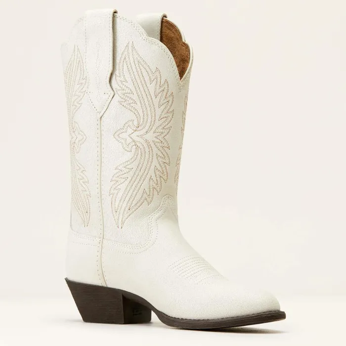 Heritage R Toe StretchFit Western Boot Distressed Ivory Women Ariat Western Boots Heritage R Toe StretchFit Western Boot Distressed Ivory Women Ariat Western Boots