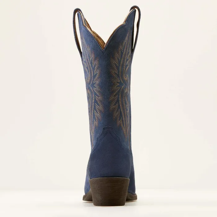 Heritage R Toe StretchFit Western Boot Midnight Navy Suede Women Ariat Western Boots Heritage R Toe StretchFit Western Boot Midnight Navy Suede Women Ariat Western Boots