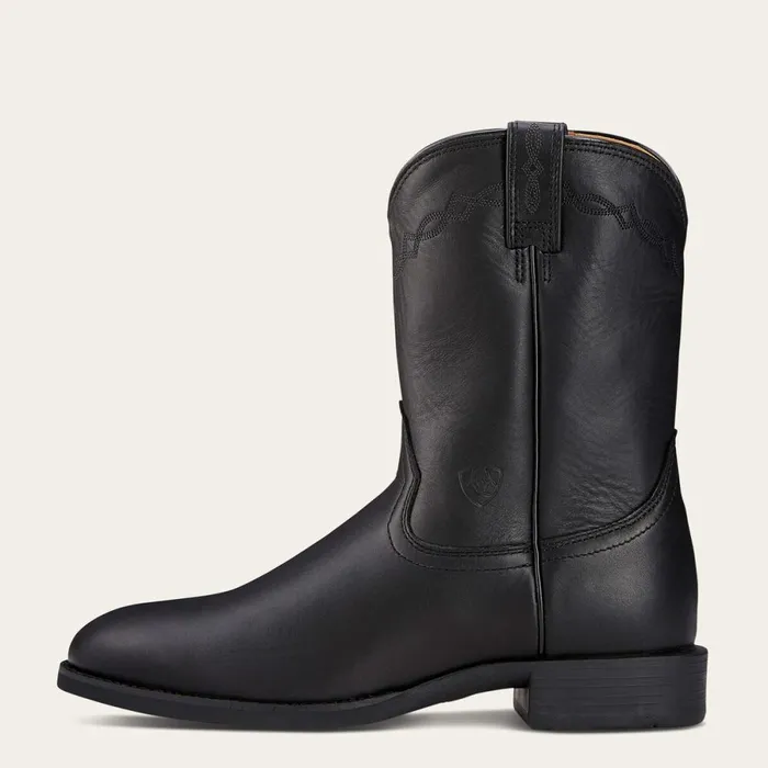 Heritage Roper Western Boot Black Men Ariat Western Boots Heritage Roper Western Boot Black Men Ariat Western Boots