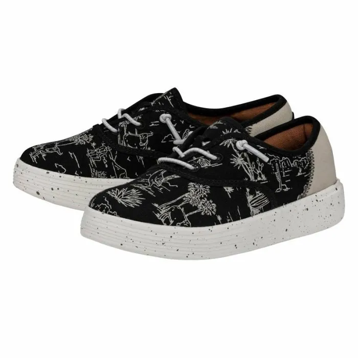 Hey Dude Big Kids Conway Youth Desert Black 8211 Kids Hey Dude Big Kids Conway Youth Desert Black 8211 Kids