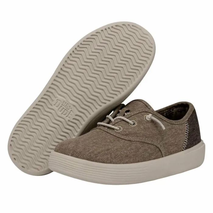 Hey Dude Big Kids Conway Youth Tan 8211 Kids