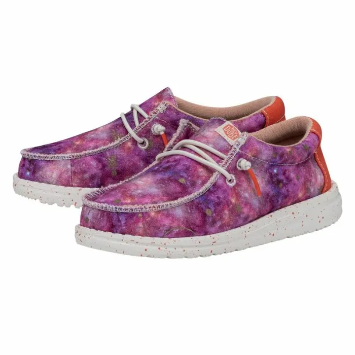 Hey Dude Big Kids Wally Youth Galaxy Pink Multi 8211 Kids Hey Dude Big Kids Wally Youth Galaxy Pink Multi 8211 Kids