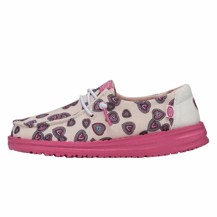 Hey Dude Big Kids Wendy Youth Hearts Pink 8211 Kids