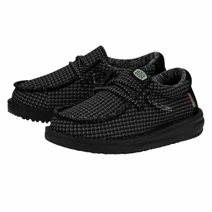 Hey Dude Little Kids Wally Toddler Sport Mesh Black 8211 Kids