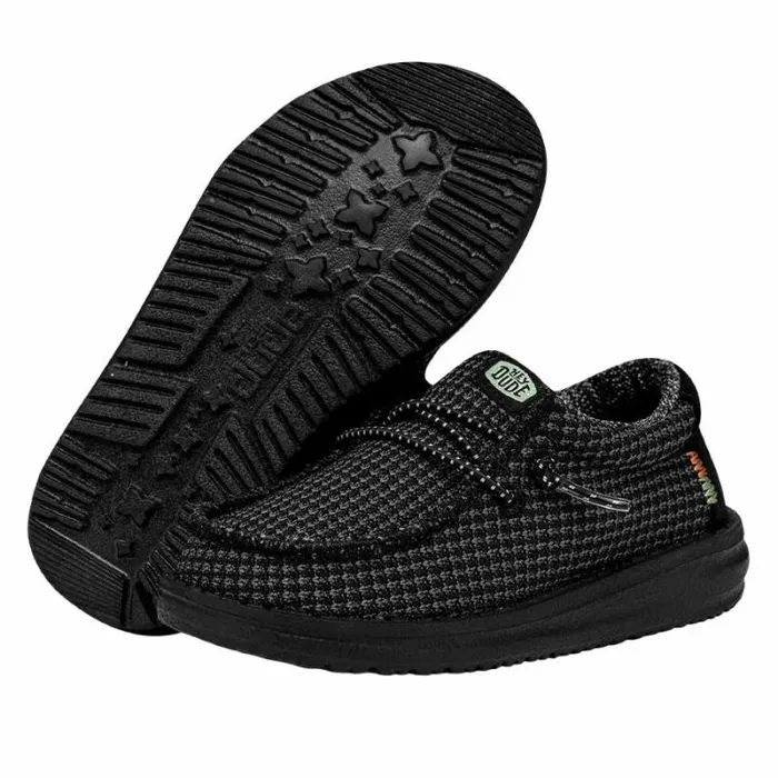 Hey Dude Little Kids Wally Toddler Sport Mesh Black 8211 Kids