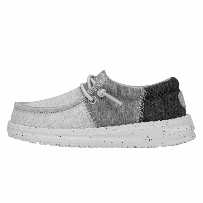 Hey Dude Little Kids Wally Toddler Tri Varsity Grey 8211 Kids