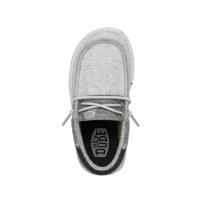 Hey Dude Little Kids Wally Toddler Tri Varsity Grey 8211 Kids