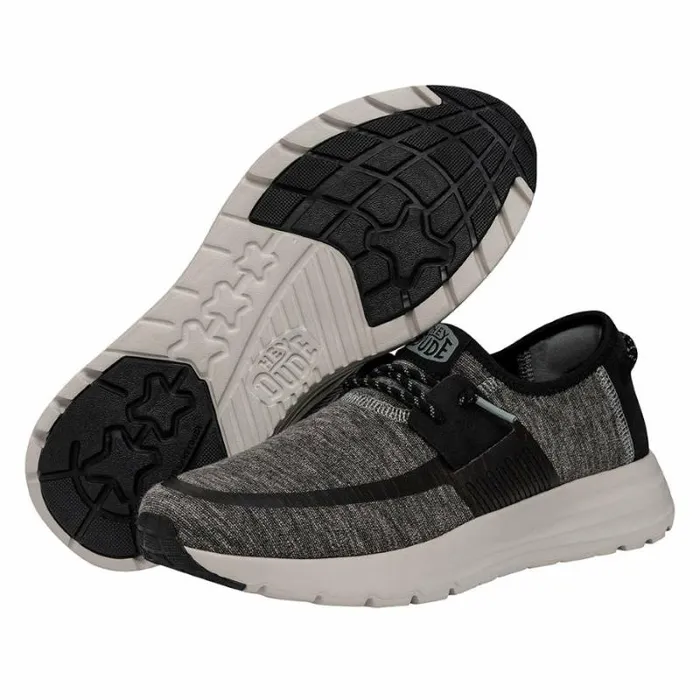 Hey Dude Sneakers Sirocco Dual Knit Grey 8211 Men Hey Dude Sneakers Sirocco Dual Knit Grey 8211 Men