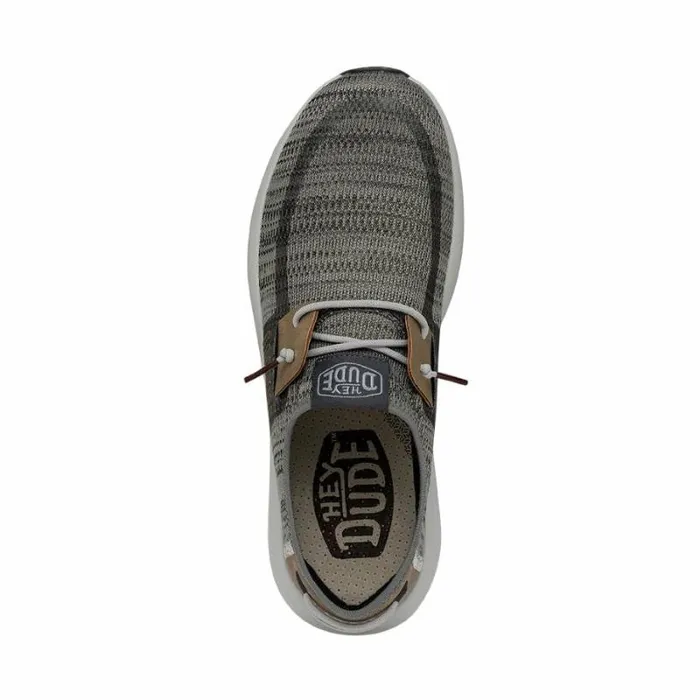 Hey Dude Sneakers Sirocco Grey Mix 8211 Men Hey Dude Sneakers Sirocco Grey Mix 8211 Men