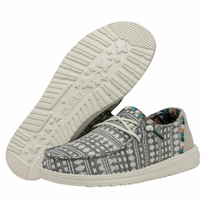 Hey Dude Wendy Wendy Boho Embroidery Grey 8211 Women Hey Dude Wendy Wendy Boho Embroidery Grey 8211 Women