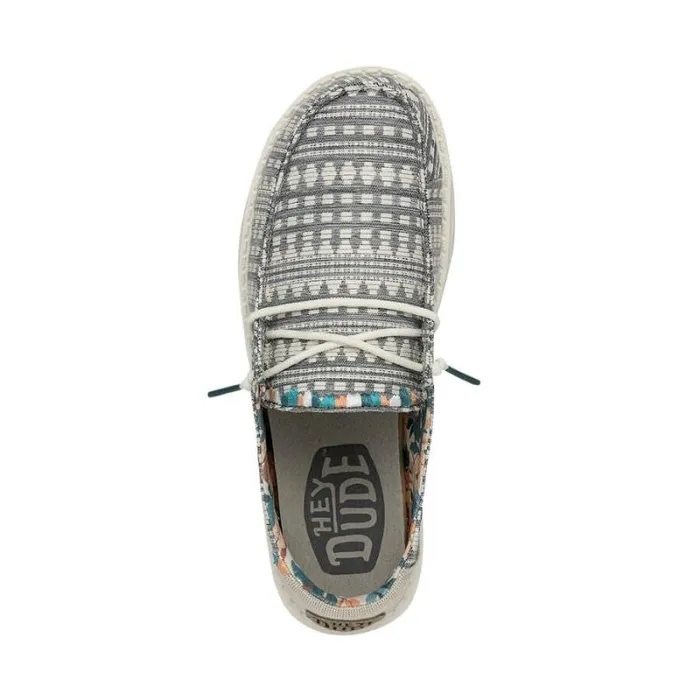 Hey Dude Wendy Wendy Boho Embroidery Grey 8211 Women Hey Dude Wendy Wendy Boho Embroidery Grey 8211 Women