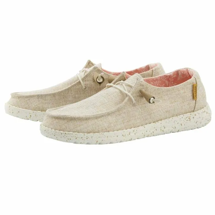 Hey Dude Wendy Wendy Chambray White Nut 8211 Women Hey Dude Wendy Wendy Chambray White Nut 8211 Women