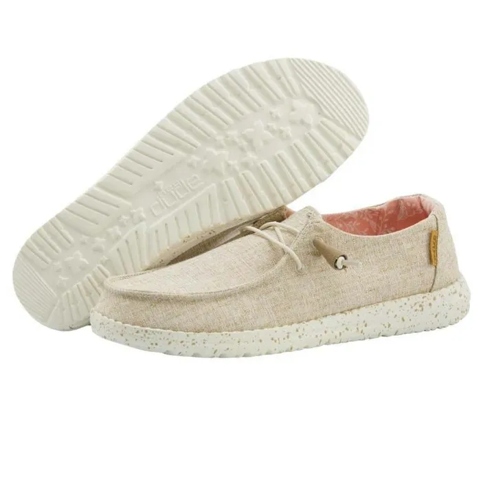 Hey Dude Wendy Wendy Chambray White Nut 8211 Women Hey Dude Wendy Wendy Chambray White Nut 8211 Women