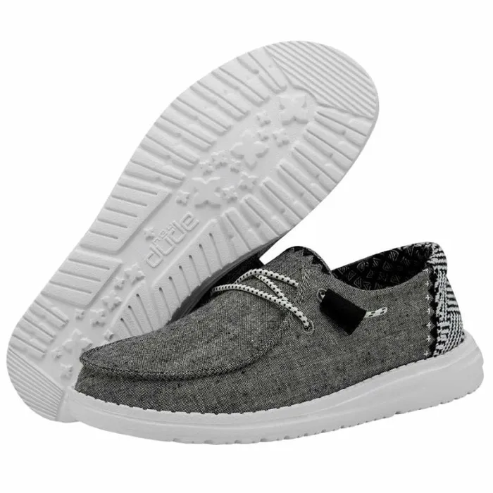 Hey Dude Wendy Wendy Chambray Woven Onyx 8211 Women Hey Dude Wendy Wendy Chambray Woven Onyx 8211 Women